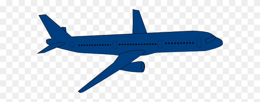 600x270 Clipart Resolution - Plane Clipart Black And White