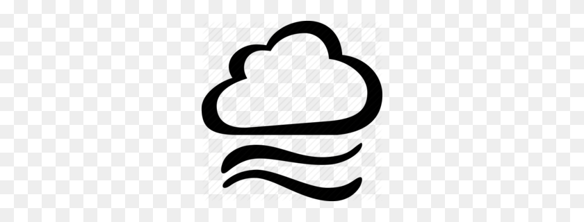 260x260 Clipart Resolution - Weather Clipart Black And White