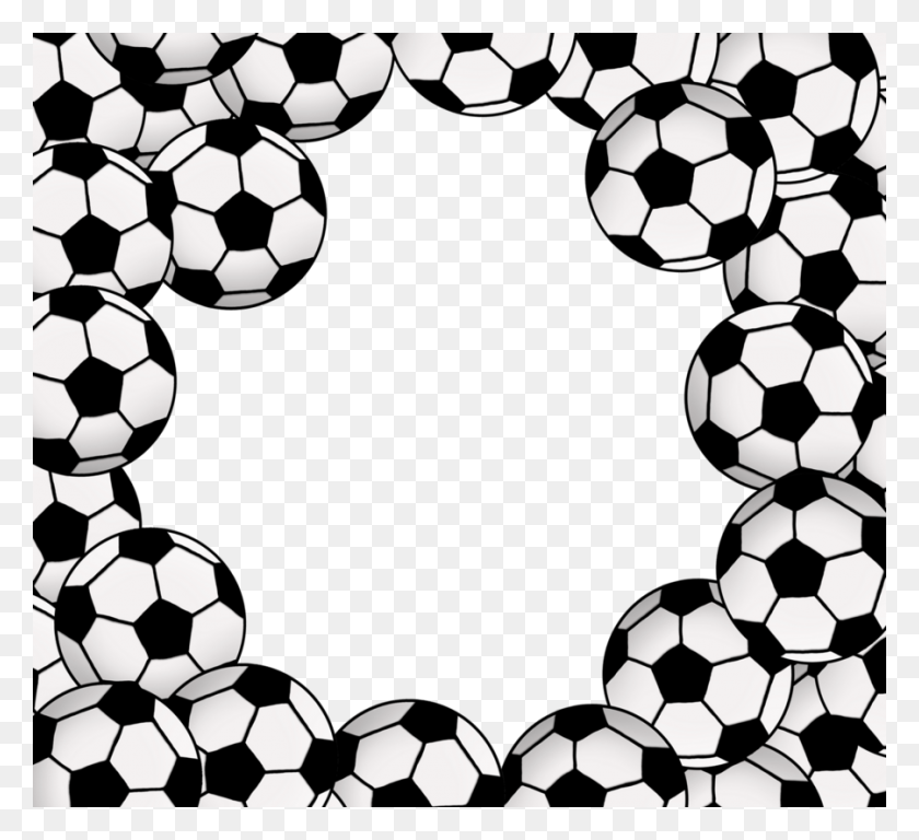 900x818 Clipart Resolution - Soccer Ball Clipart Black And White