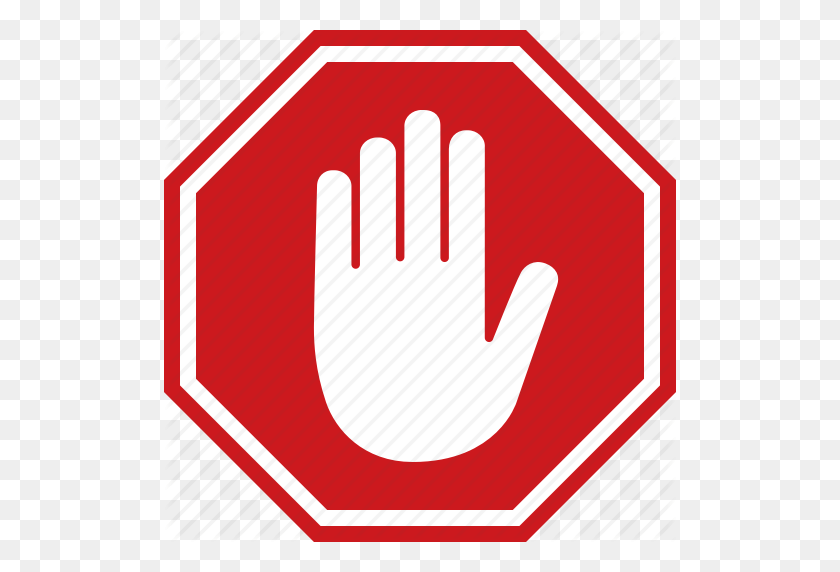 512x512 Clipart Resolution - Stop Hand Clipart