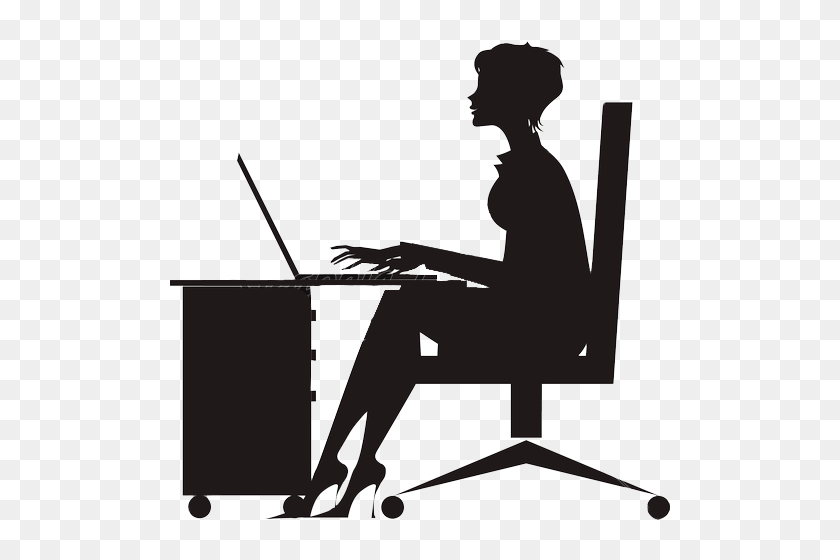 500x500 Clipart Resolution - Working Woman Clipart