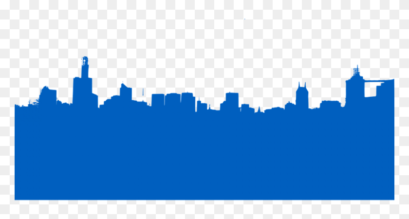900x450 Clipart Resolution - City Skyline PNG