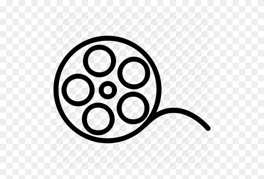 512x512 Clipart Resolution - Movie Theater Clipart Black And White