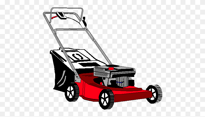 490x422 Clipart Resolution - Lawn Mower Clipart Free