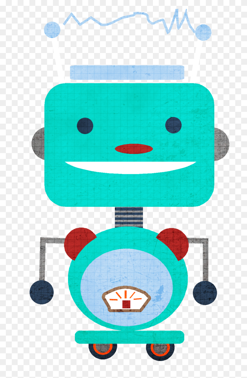 1038x1629 Клипарт Робот, Робот - Милый Робот Клипарт
