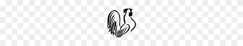 100x100 Clipart Rooster Clipart Black And White Clipart For Teachers - Rooster Clipart Black And White