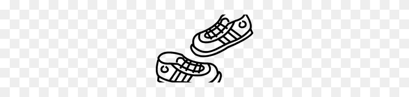 200x140 Clipart Running Shoes Running Shoes Royalty Free Vector Clip Art - Track Shoe Clipart
