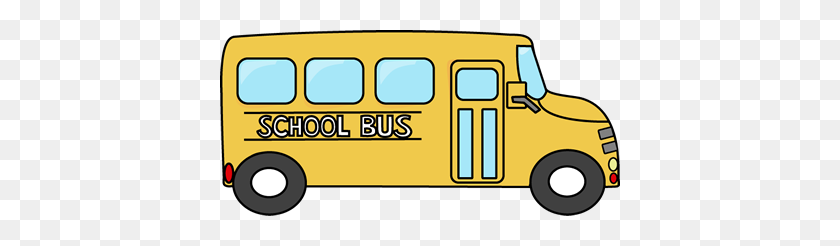 400x186 Клипарт Школьный Автобус - Школьные Картинки Картинки