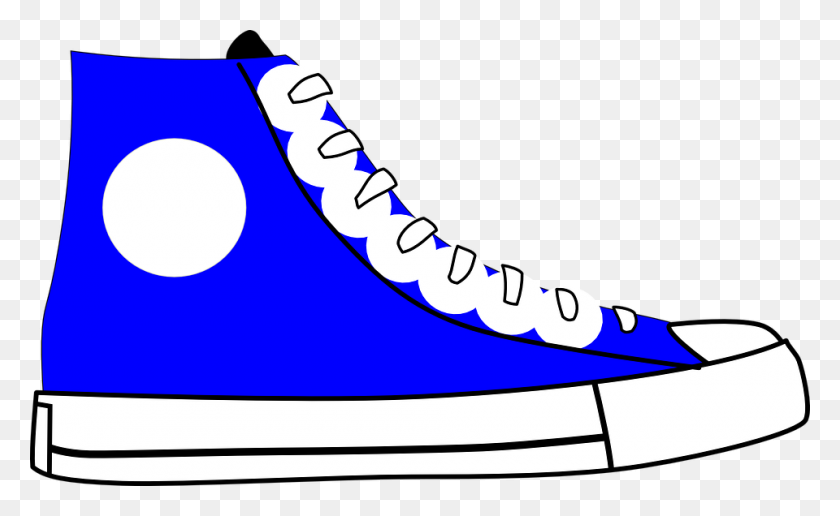 960x562 Clipart Shoes Blue Shoe Graphics Illustrations Free Download - Gym Shoes Clipart