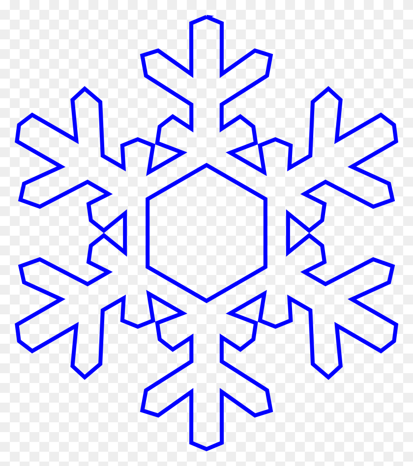 2105x2400 Clipart Snowflake Simply - Snowflake Images Clip Art