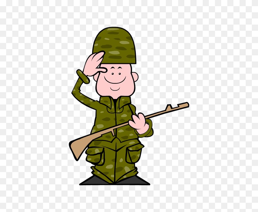600x630 Clipart Soldier - Person Looking Clipart