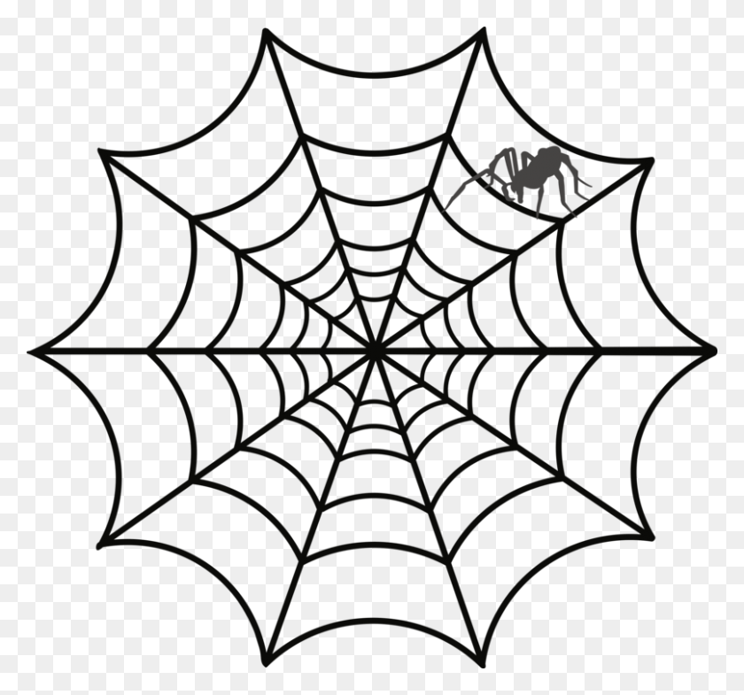 806x750 Clipart Spider Web Ghost Drawing Pictures - Cobweb Clipart