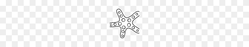 100x100 Clipart Starfish Clipart Black And White Clipart Black And White - Starfish Clipart PNG