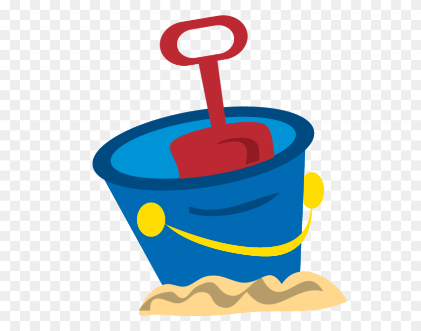 544x600 Clipart Summer Bucket, Clipart Summer Bucket Transparente Gratis - Beach Shovel Clipart