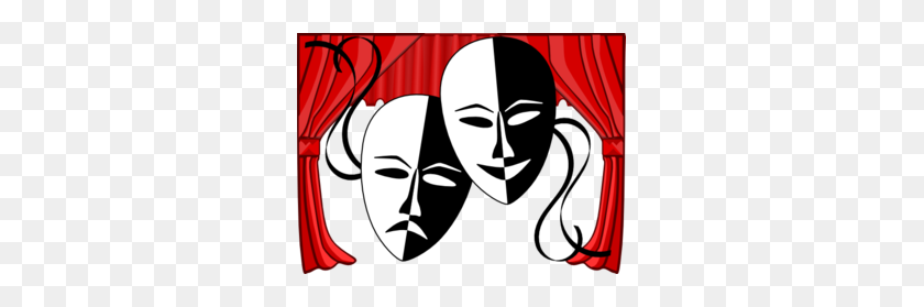 299x219 Clipart Theatre Logo - Musical Theatre Clipart