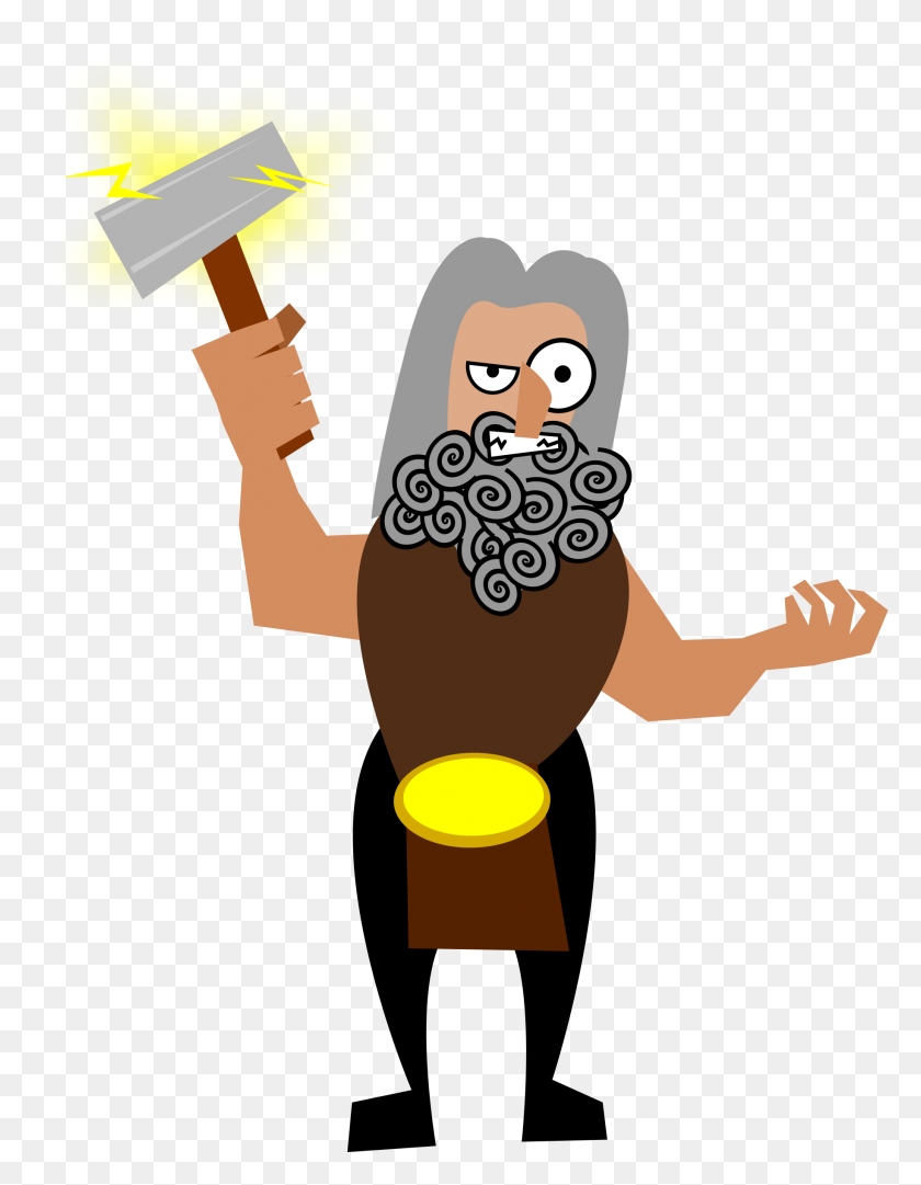 1832x2400 Clipart Thor Png - Thor Clipart