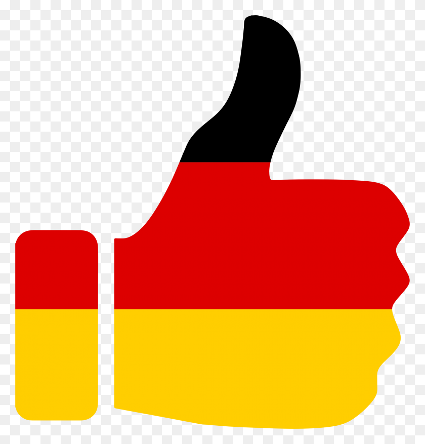 2190x2294 Clipart Thumbs Up Germany - Thumbs Up Clipart PNG