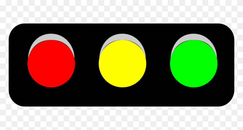 800x400 Clipart Traffic Light Collection - Light Clipart