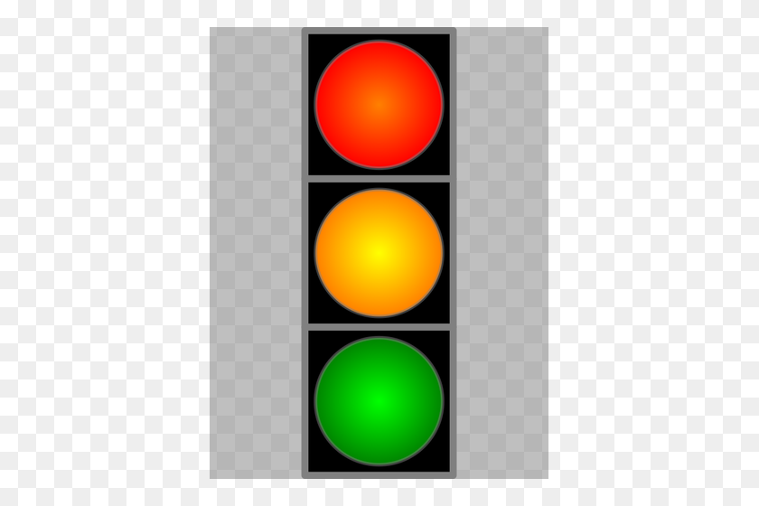 375x500 Clipart Traffic Light Green - Green Light Clipart