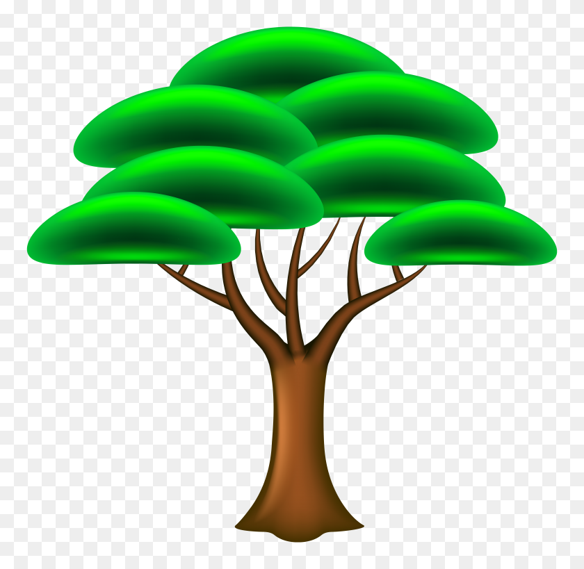 8000x7789 Clipart Tree Png Collection - Tree Trimming Clip Art