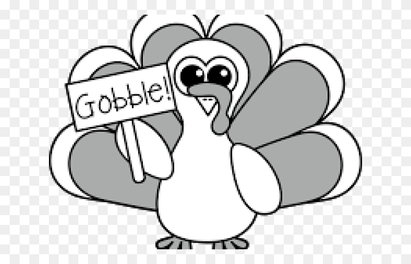 640x480 Clipart Turkey Clipart Black And White Free Clipart Turkey - Plant Clipart Black And White