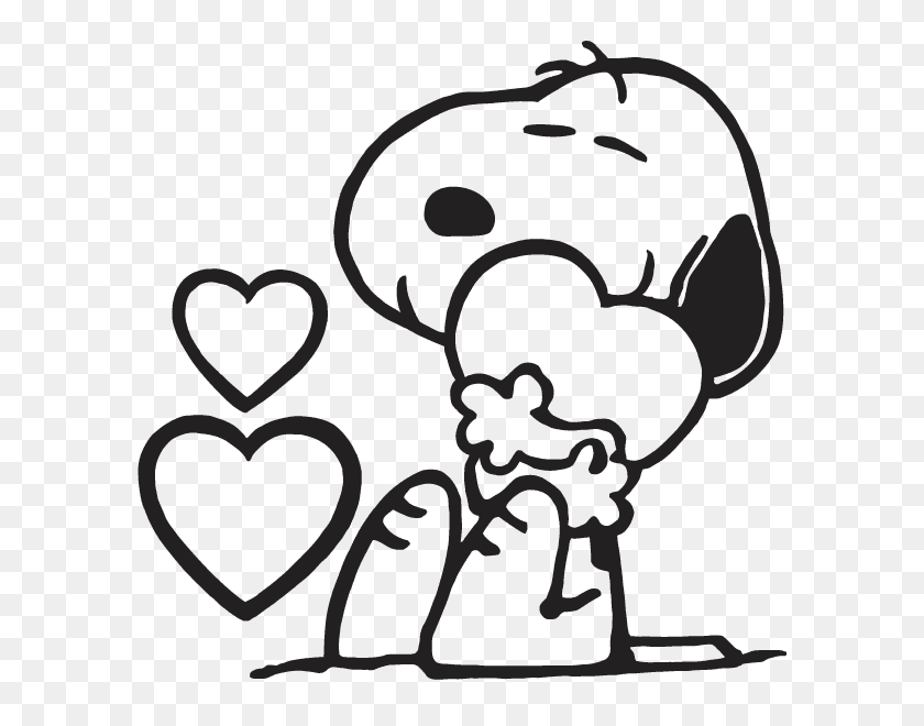 600x600 Clipart Valentines, Valentines - Snoopy Valentine Clipart