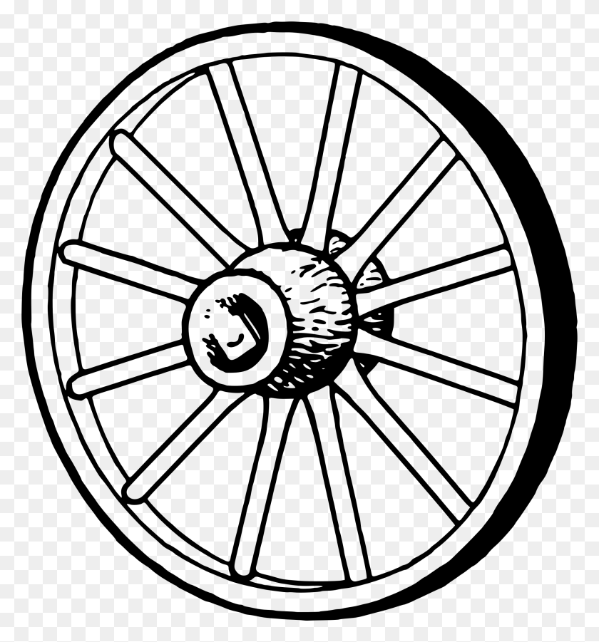 2222x2398 Clipart Wagon Wheel Clip Art Images - Pioneer Clipart