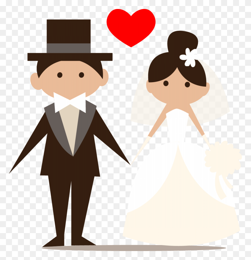 1091x1134 Clipart Wedding Marriage, Clipart Wedding Marriage Transparent - Bengali Clipart