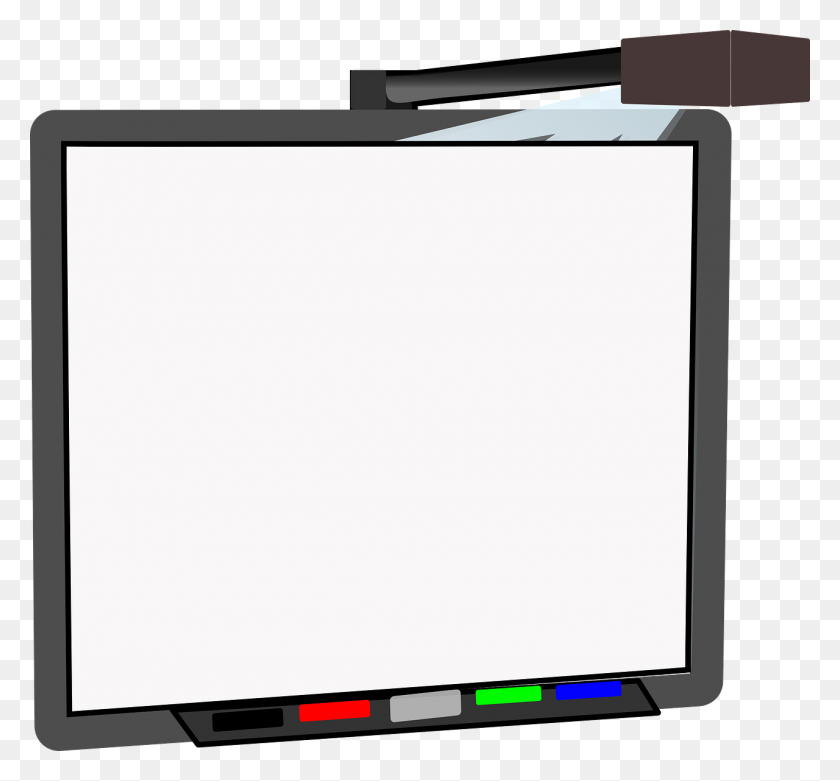 1280x1184 Clipart Whiteboard Clip Art Library Png - Whiteboard Eraser Clipart
