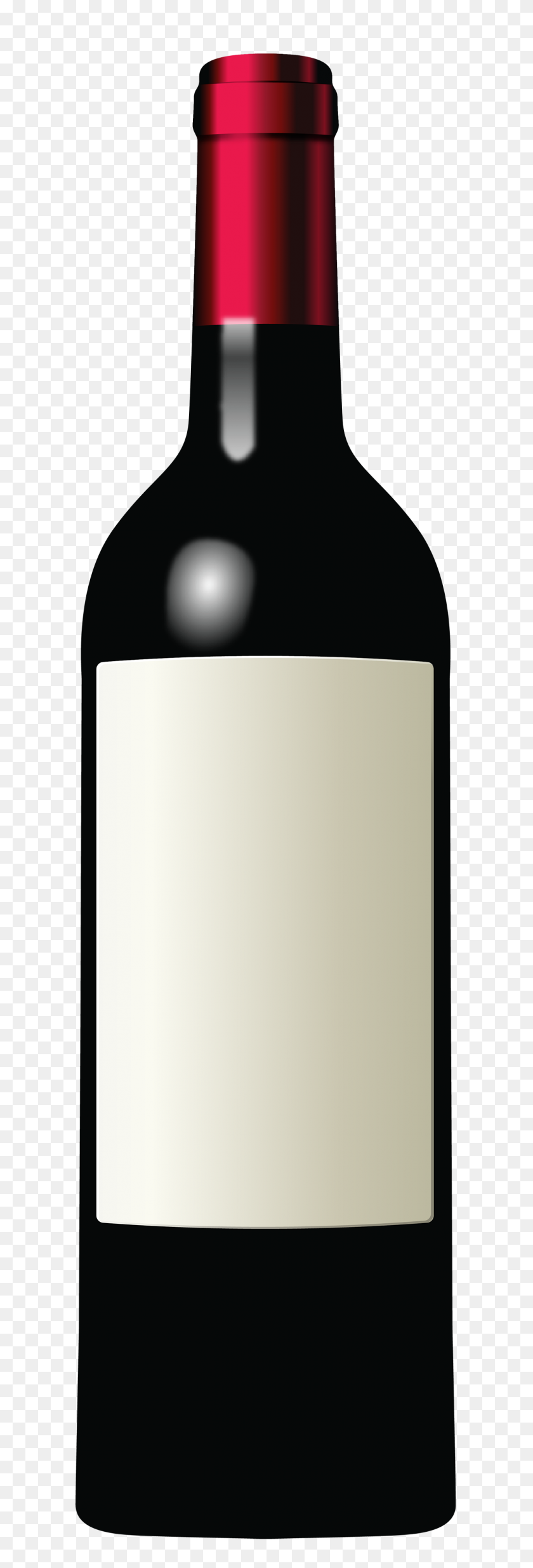 1295x4000 Clipart Wine Bottle - Wine Clipart Black And White