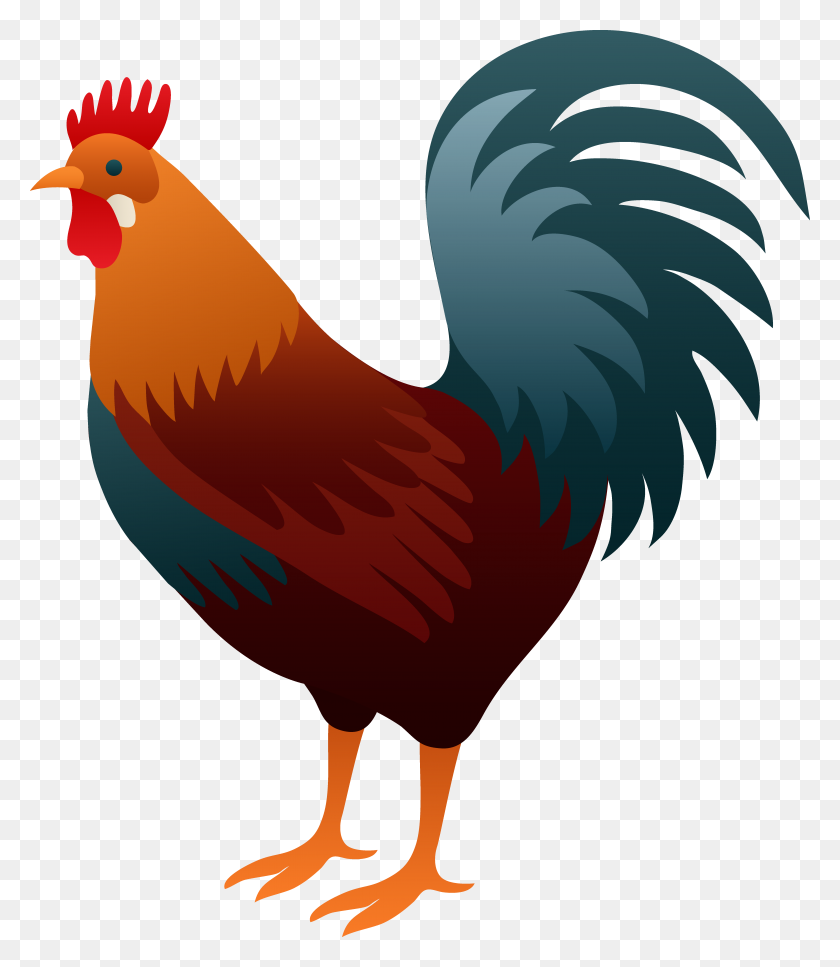5822x6773 Clipart Year Of The Rooster Clip Art Images - Year Clipart