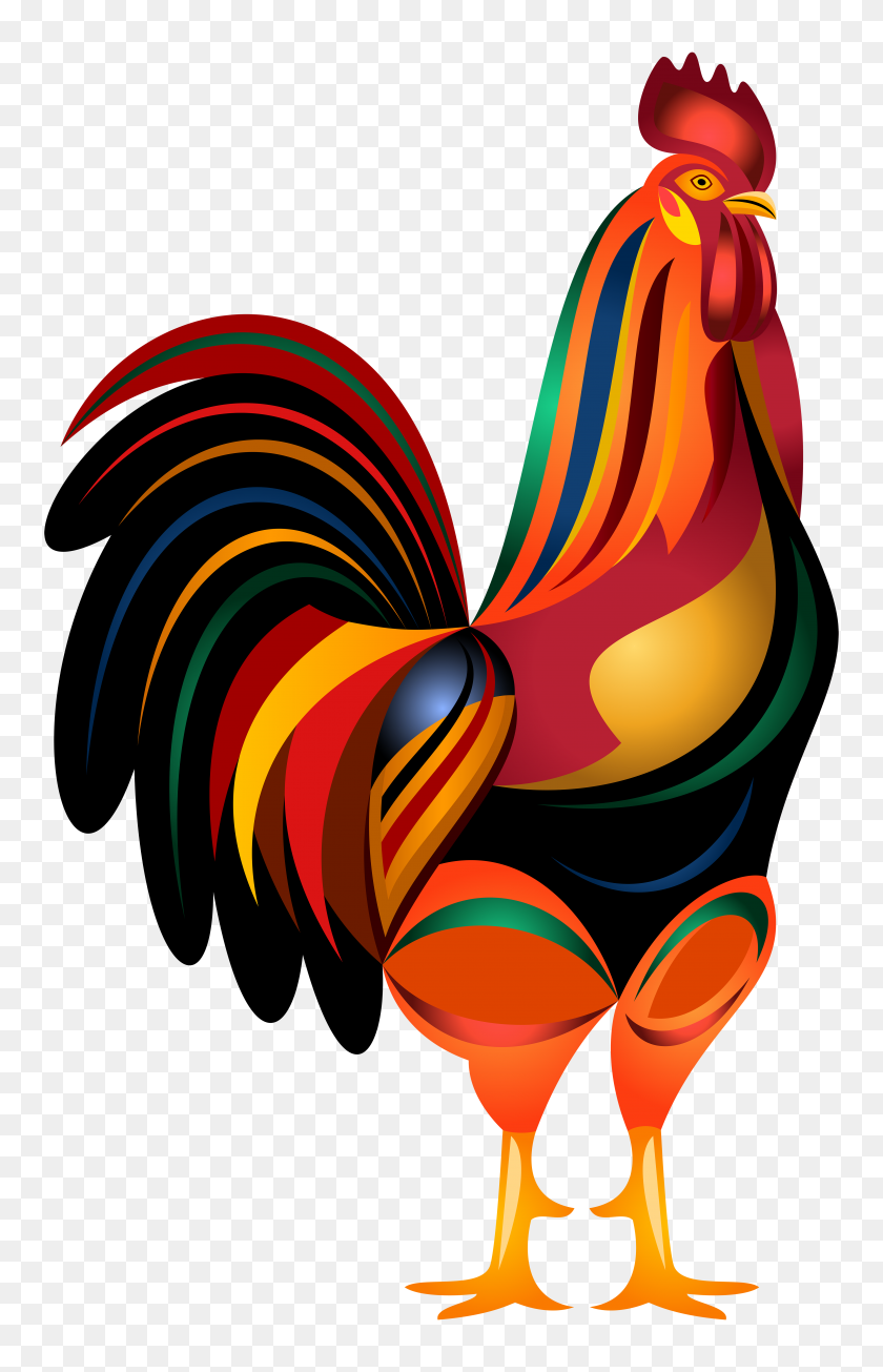 5011x8000 Clipart Year Of The Rooster Clip Art Images - Chinese Zodiac Clipart