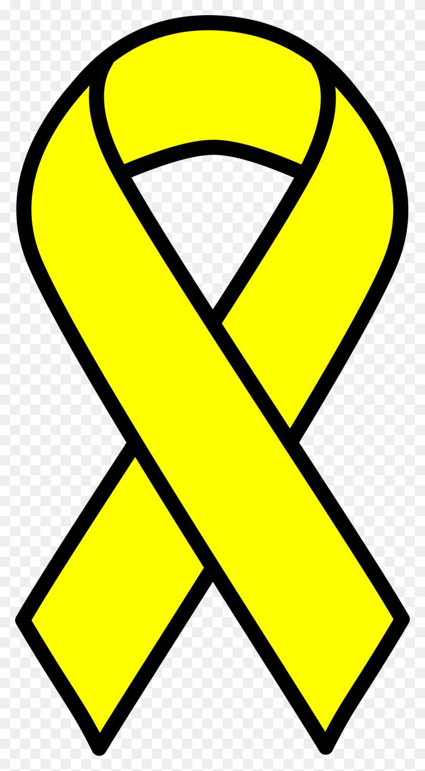 1278x2400 Clipart Yellow Ribbon - Yellow Ribbon PNG