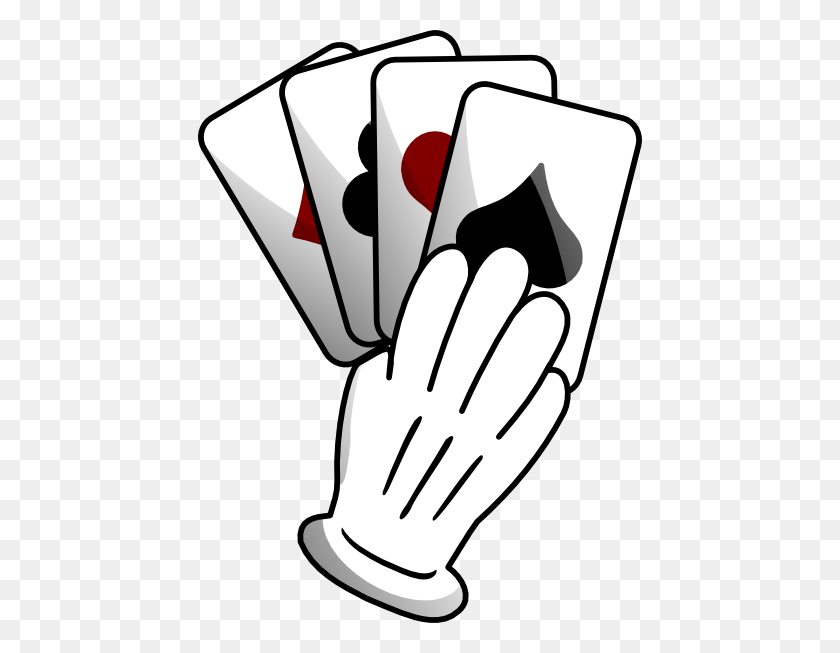444x593 Cliparts Eight Cards - Poker Cards Clipart