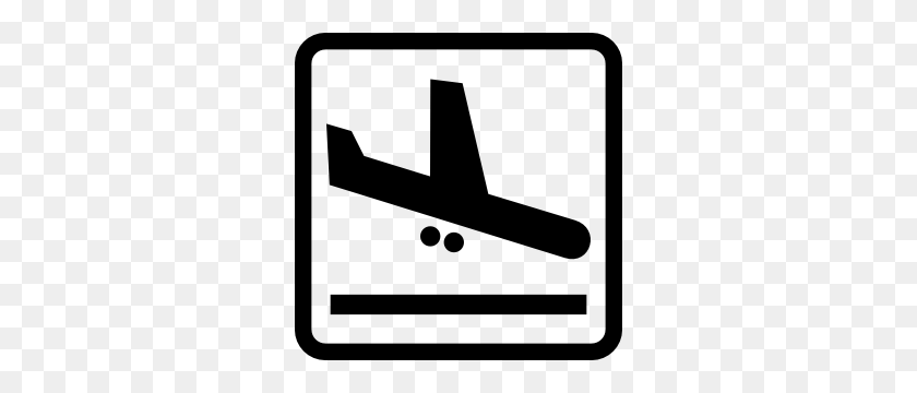 300x300 Cliparts Flight Landing Free Download Clip Art - Plane Landing Clipart