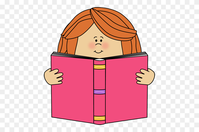 469x500 Cliparts Lady Book - Reading In Bed Clipart