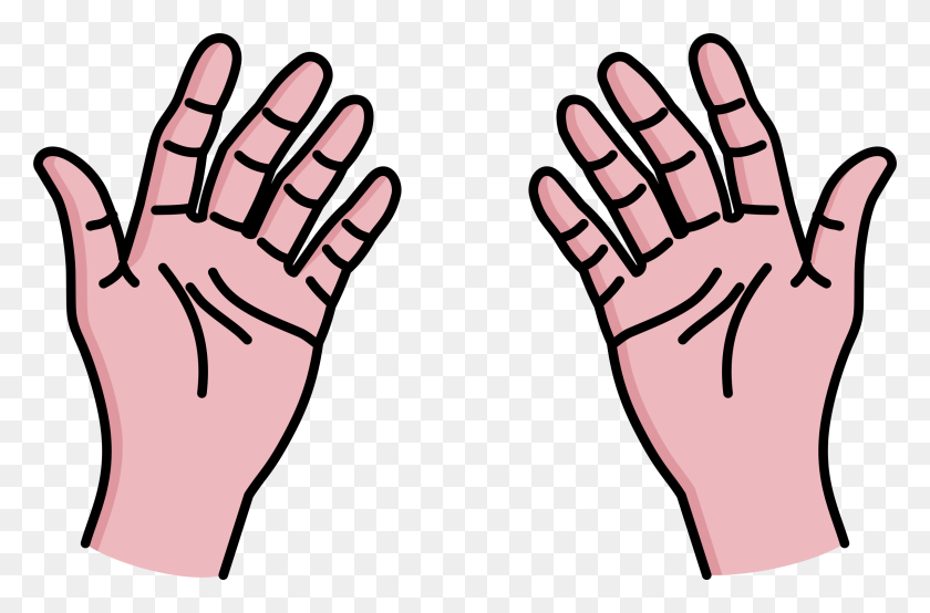 2400x1520 Cliparts Of Hands - Wash Body Clipart