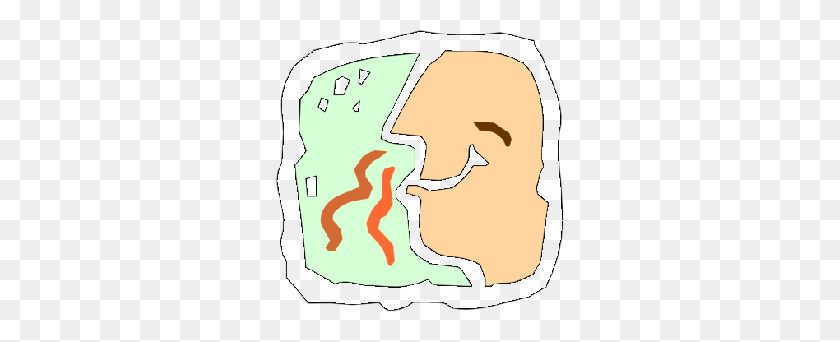 288x282 Cliparts Smelly Nose - Stinky Clipart