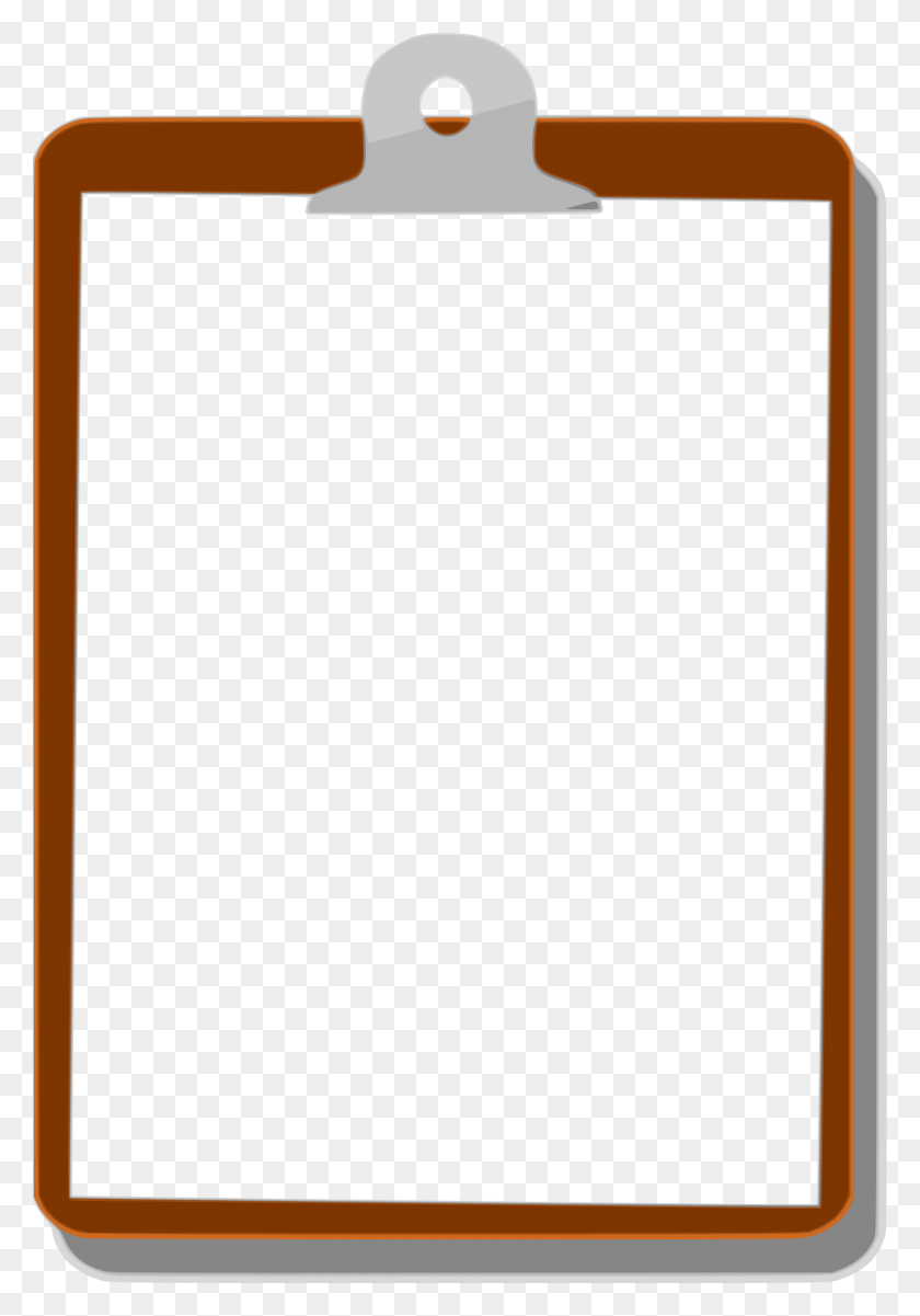 Планшет для бумаги на прозрачном фоне
