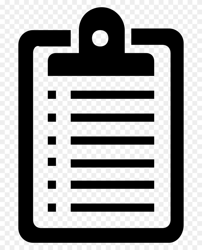 688x980 Clipboard Png Icon Free Download - Clipboard PNG