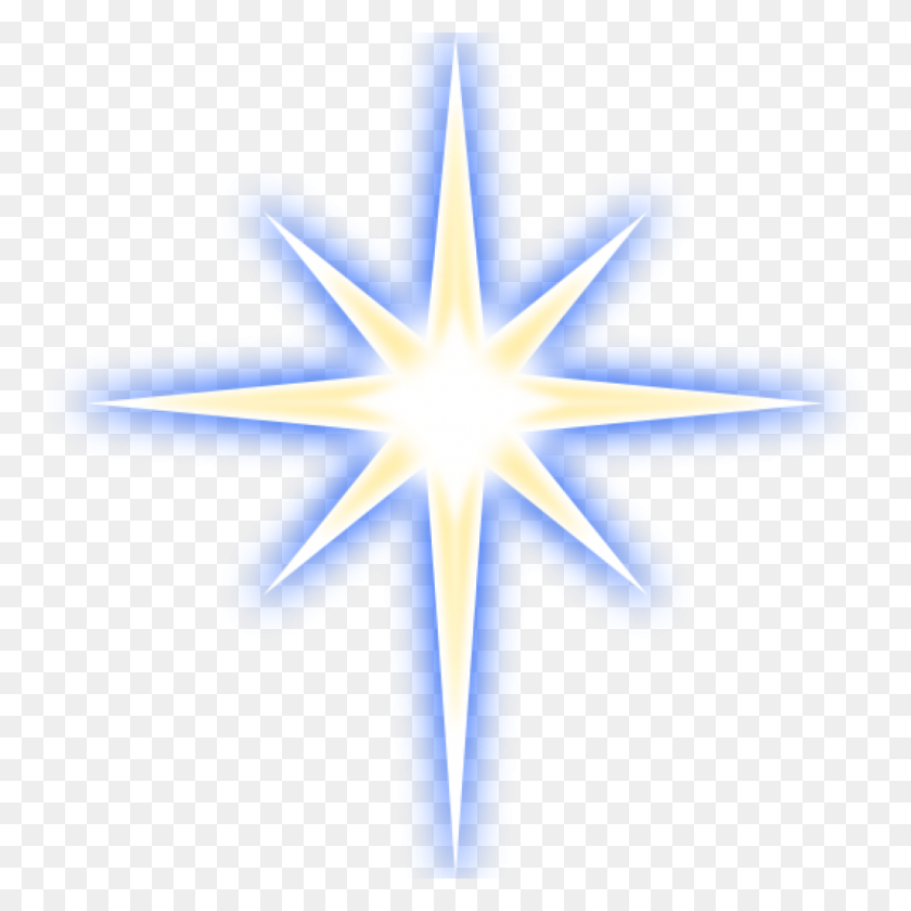 1024x1024 Clker Clipart Images Star Blue Pictures - North Clipart