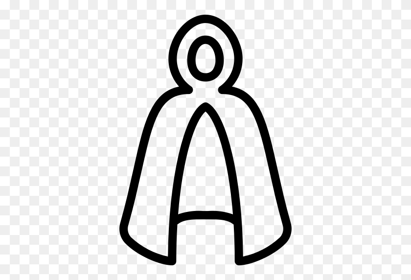 512x512 Cloak, Harry, Invisibility, Outline, Potter Icon - Harry Potter Quidditch Clipart