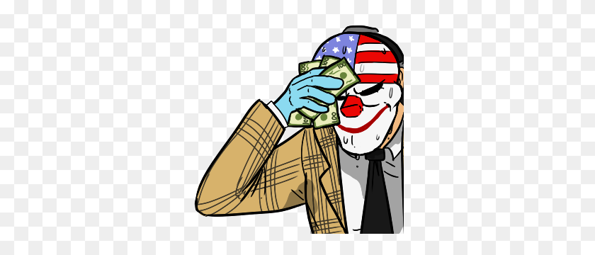 300x300 Cloaker Payday Tumblr - Payday 2 PNG