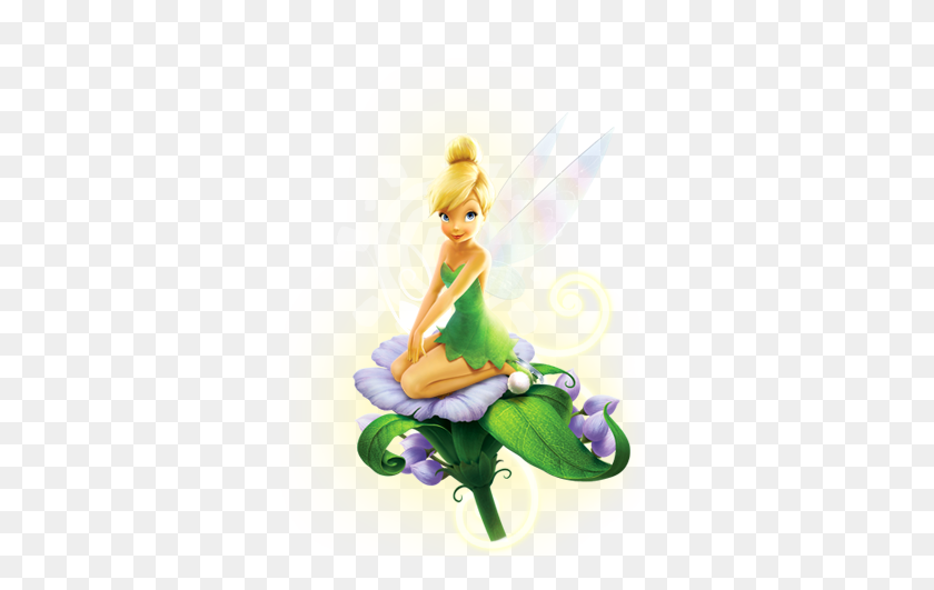 336x471 Clochette Repose Sur Une Fleur!!! Disney Characters - Tinkerbell PNG