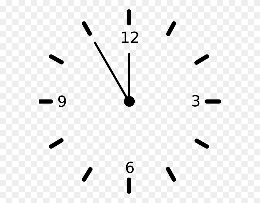 588x595 Clock Clip Art Free Vector - Forget Clipart