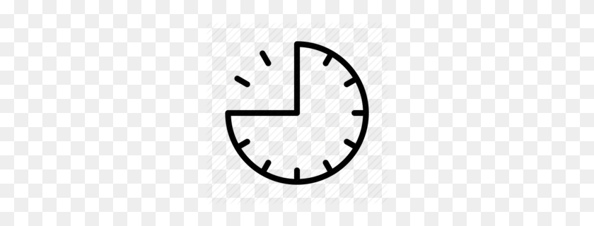 260x260 Clock Clipart - Clock Hands Clipart