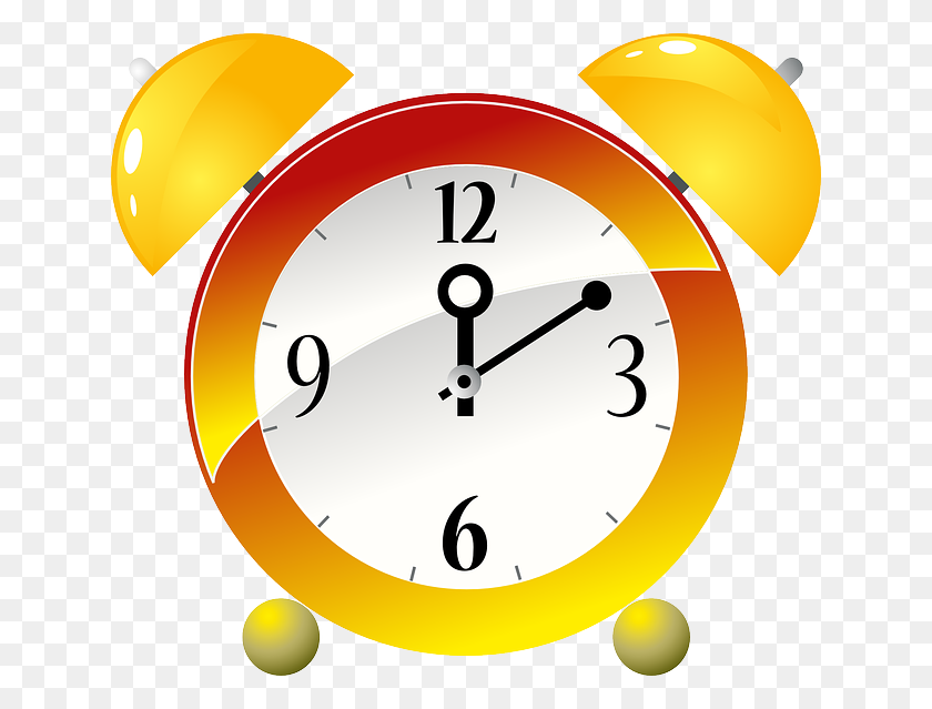 640x579 Clock Clipart Yellow - Clock Images Clip Art
