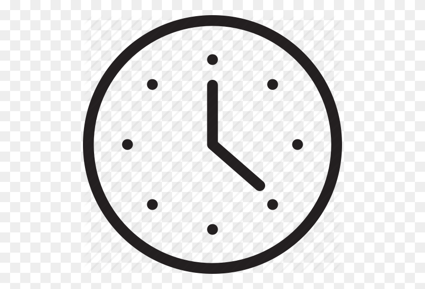 512x512 Часы, Дата, Интерфейс, Расписание, Знак, Время, Значок Часов - Циферблат Png