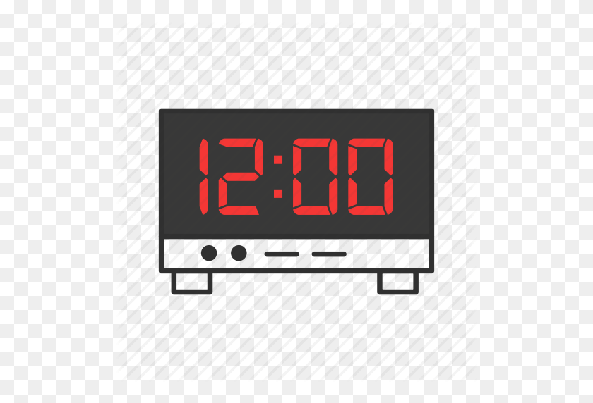 512x512 Clock, Digital Clock, Timer, Watch Icon - Digital Clock PNG