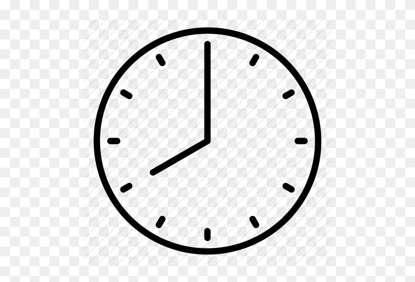 512x512 Reloj, Ocho En Punto, Icono De Tiempo - Reloj De Tiempo Clipart